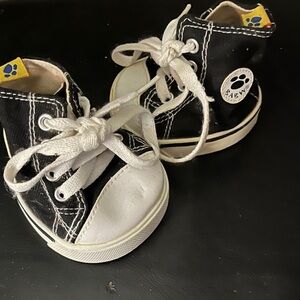 Build A Bear - Black and White High-Top Sneakers